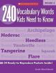 240 Vocabulary Words Kids Need to Know, Grade 5: 24 Ready-To-Reproduce Packets That Make Vocabulary Building Fun & Effective