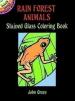 Rain Forest Animals Stained Glass Coloring Book (Dover Little Activity Books)