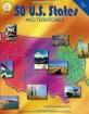 50 U.S. States and Territories Book