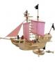 Pirate Ship with 4 Flexible Pirate Dolls / Piratenschiff inkl. 4 Piraten